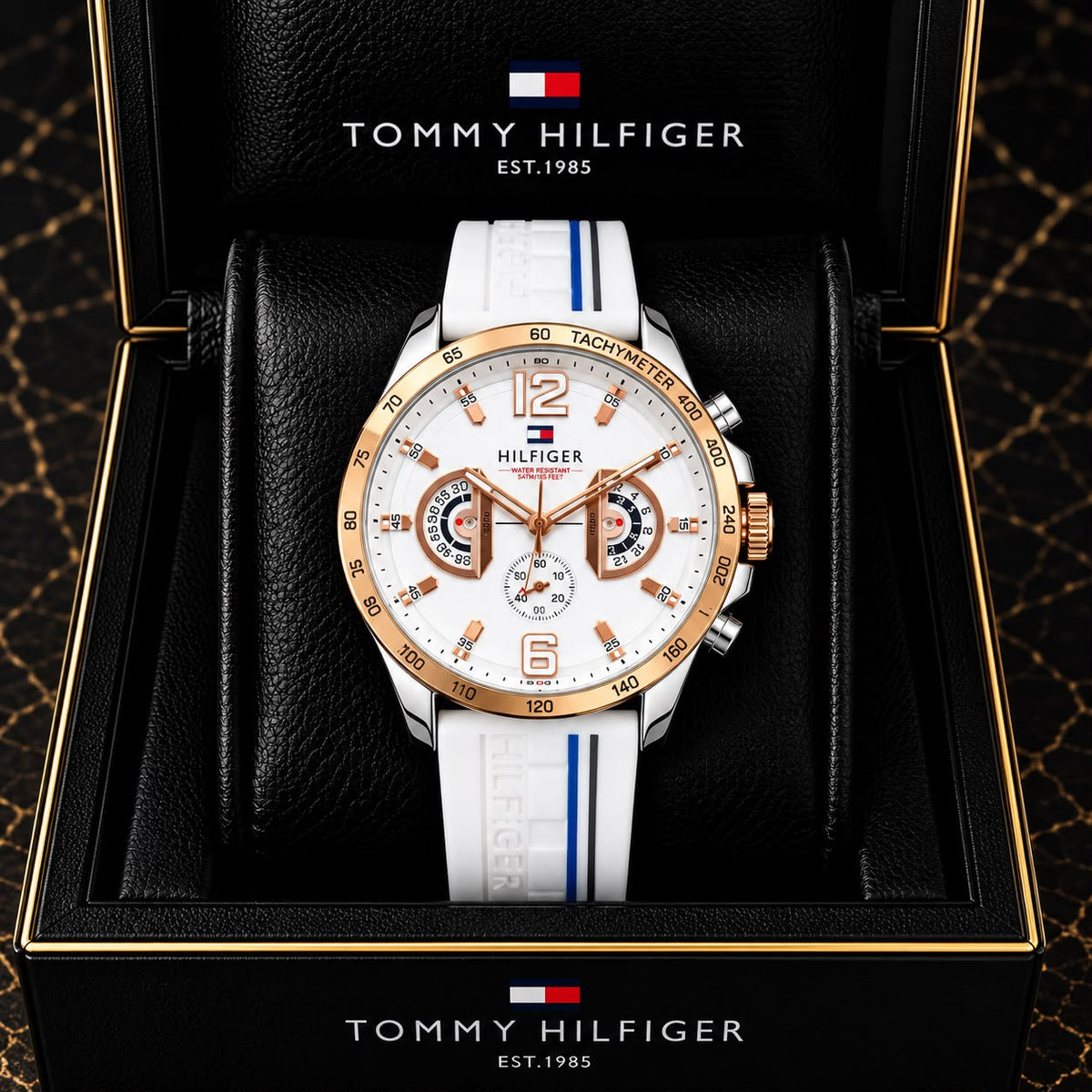 TOMMY HILFIGAR DECKER WHITE