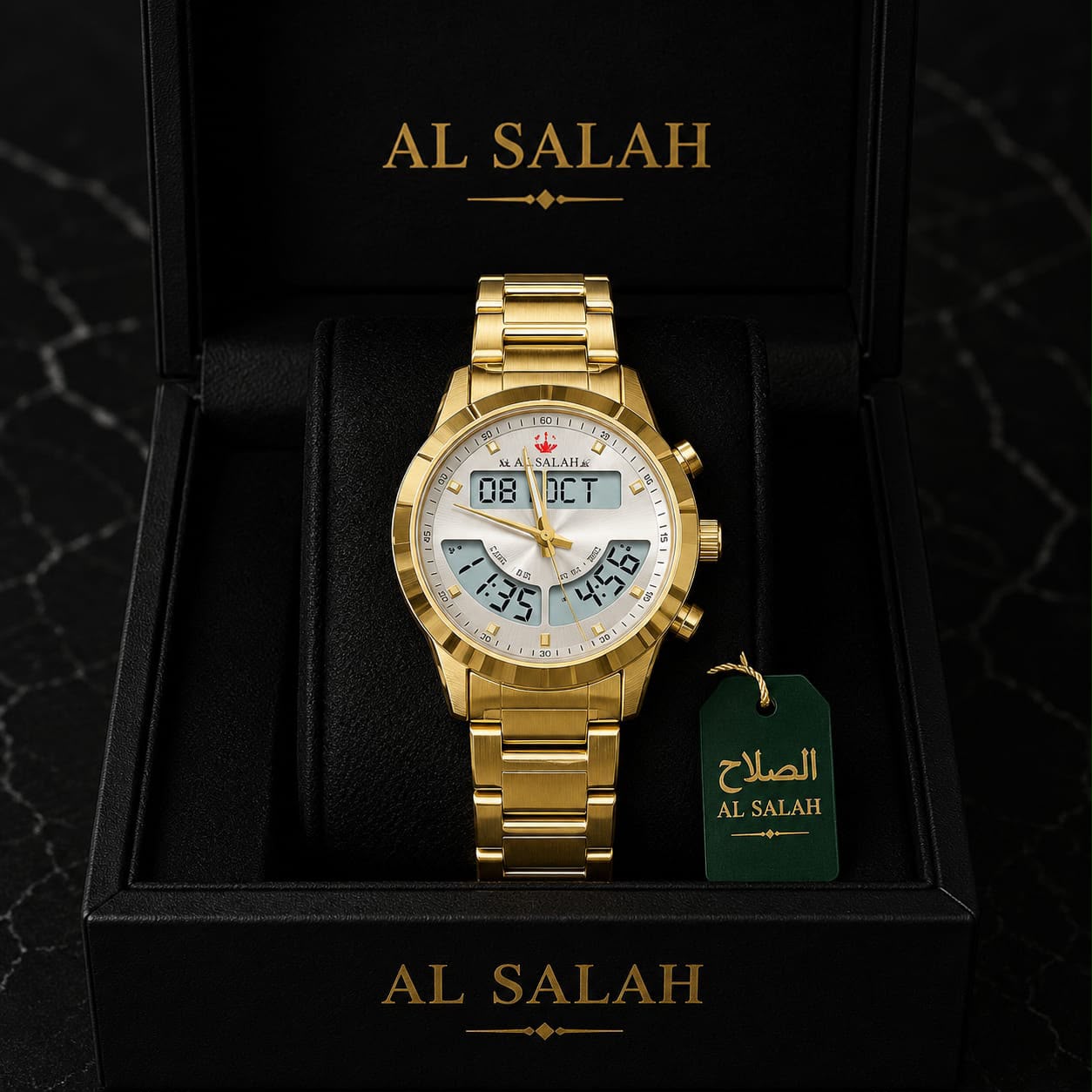 Al salah dual time gold x white