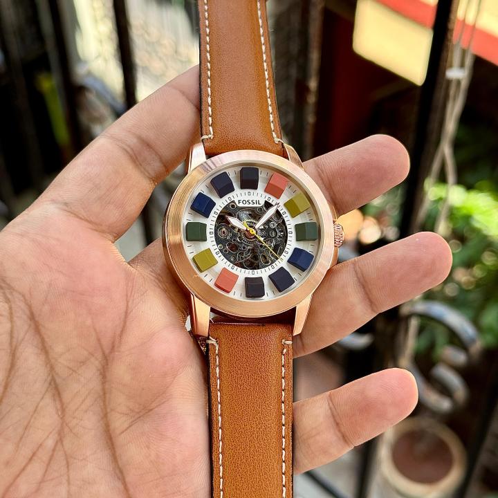 Fossil Grant Skeleton Rainbow Edition (With Og Box)
