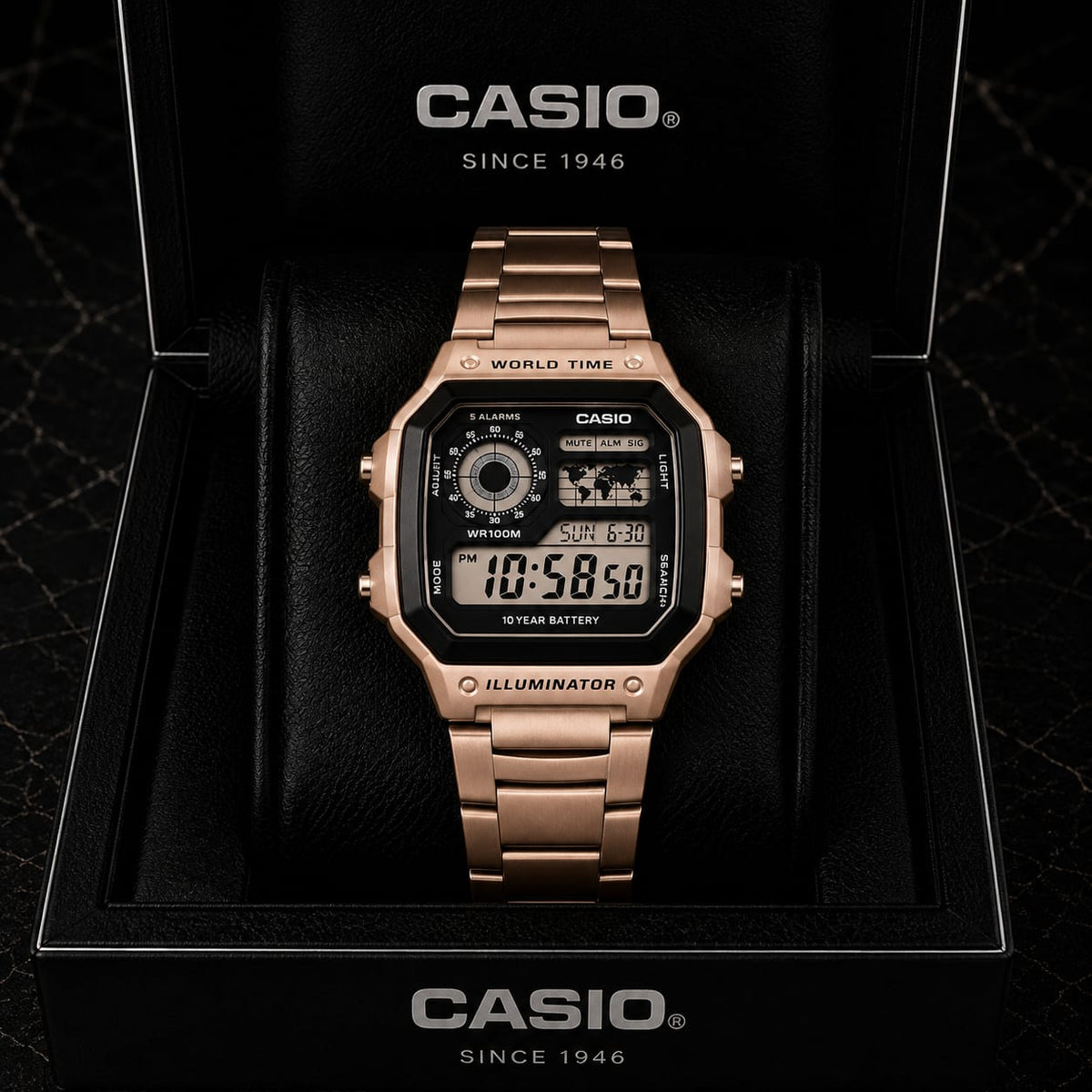 CASIO DIGITAL 1 ROSE GOLD