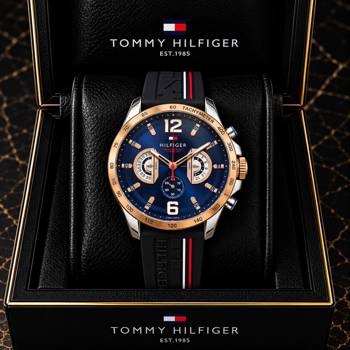 TOMMY HILFIGAR DECKER BLUE