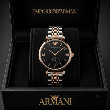 Emporio Armani Classic two-tone ladies' watch