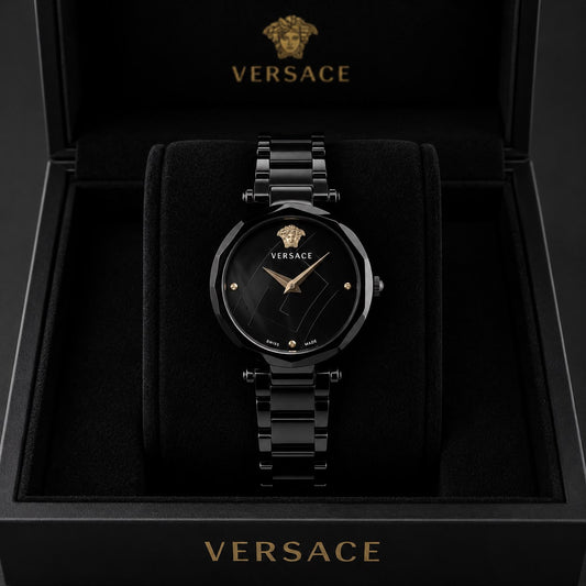 Versace signature all black