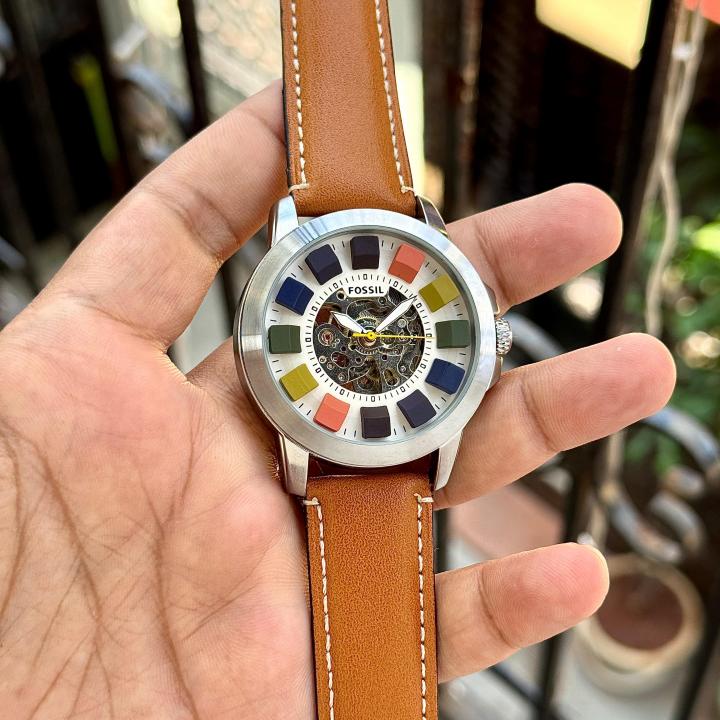 Fossil Grant Skeleton Rainbow Edition (With Og Box)