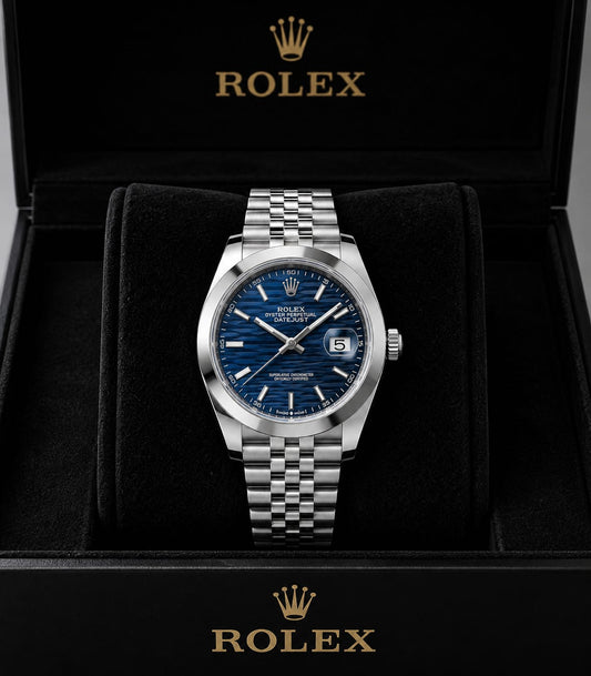 Rolex Datejust blue