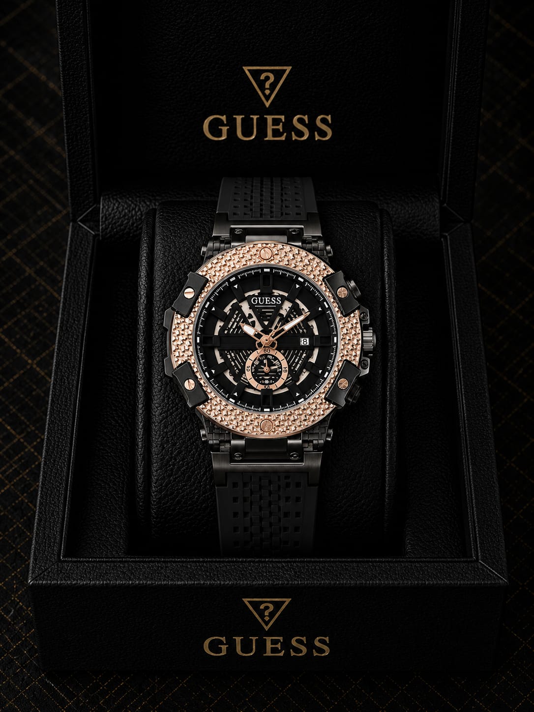 Guess men's black