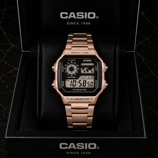 CASIO DIGITAL 1 ROSE GOLD